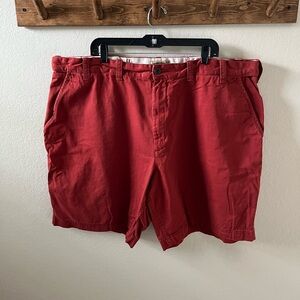 The Foundry Supply Co Chino Pants | Waist 48 | Red | 100% Cotton